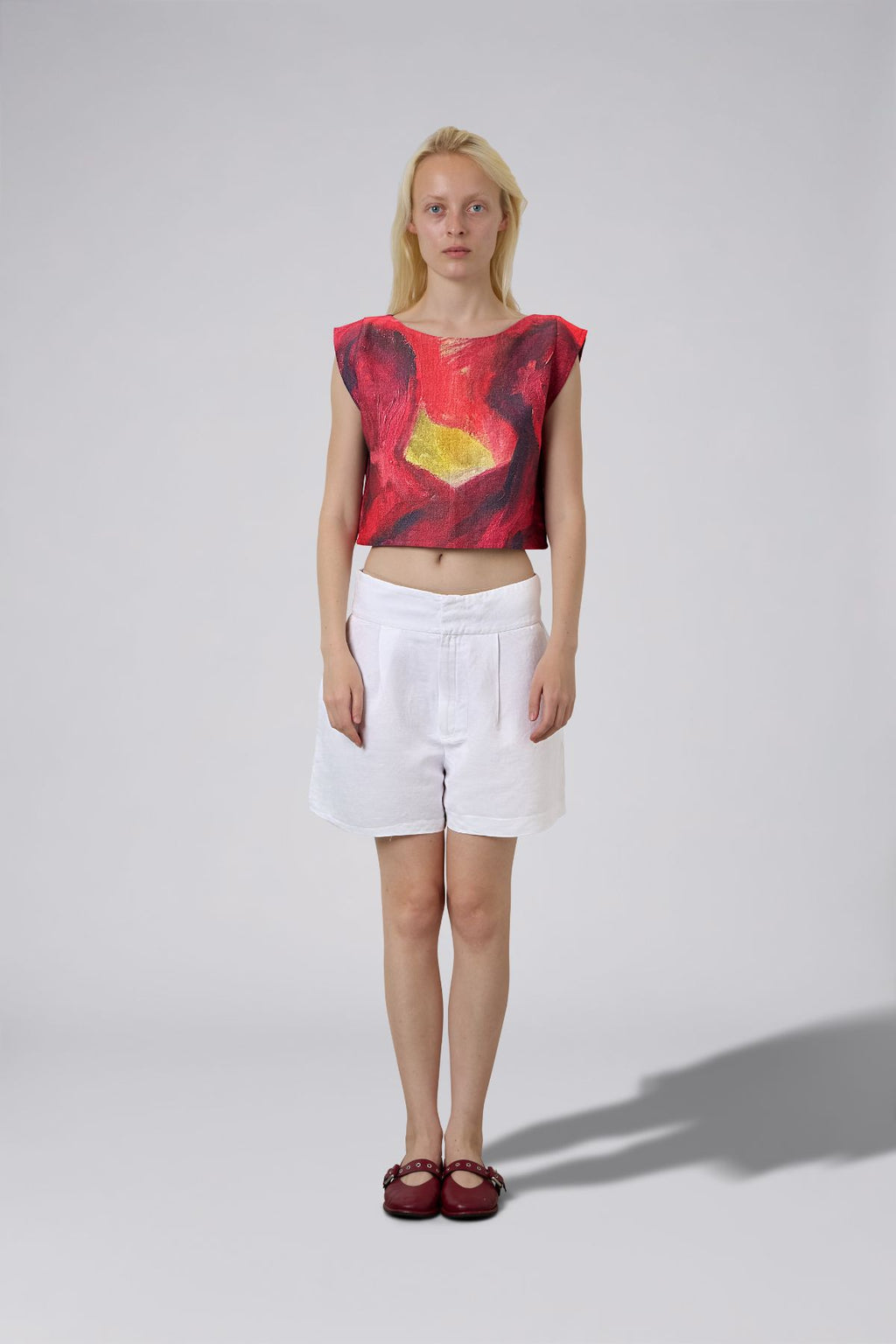 Printed Crop T-Shirt