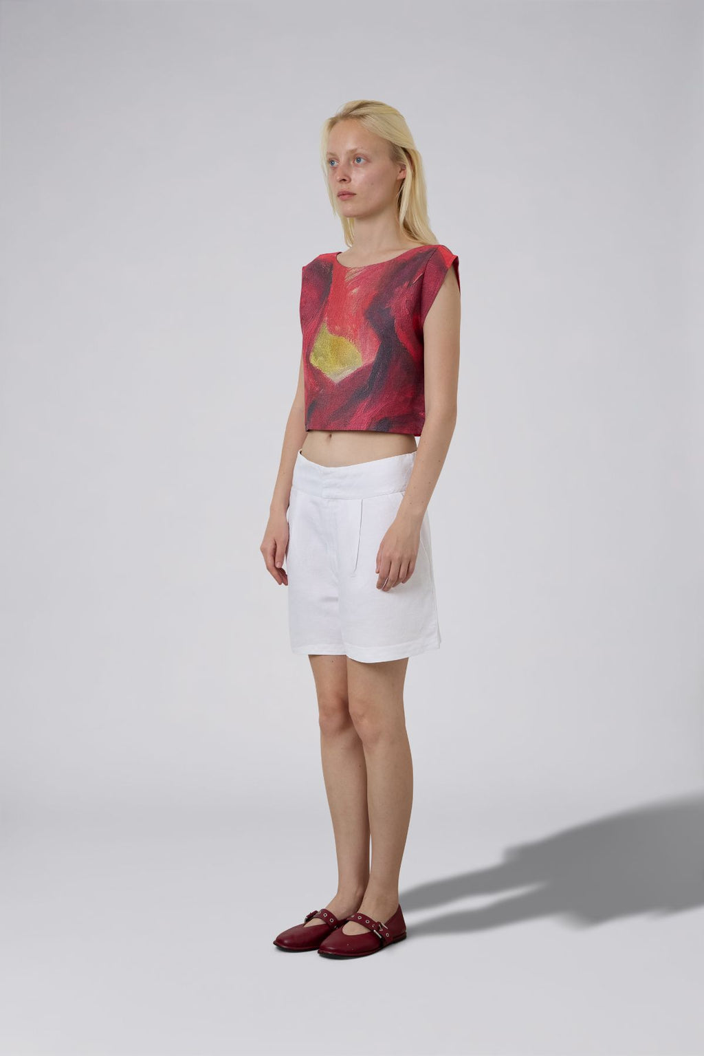 Printed Crop T-Shirt