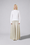 Pleat detail blouse