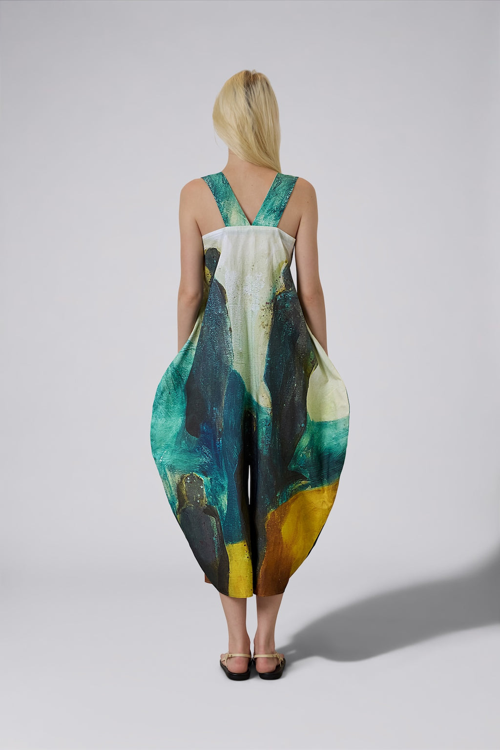 Printed Strappy Dress