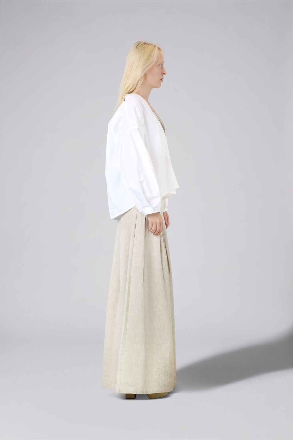 Deep Neckline Blouse