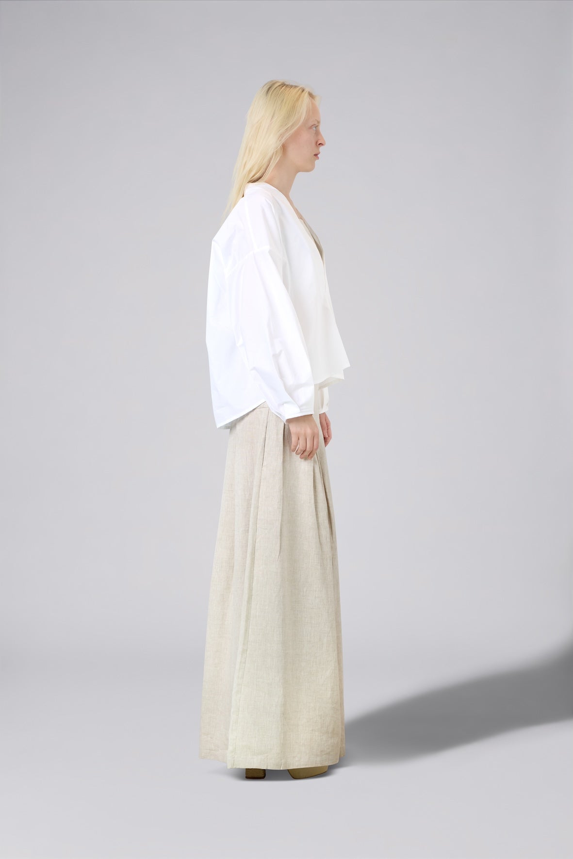 Deep Neckline Blouse