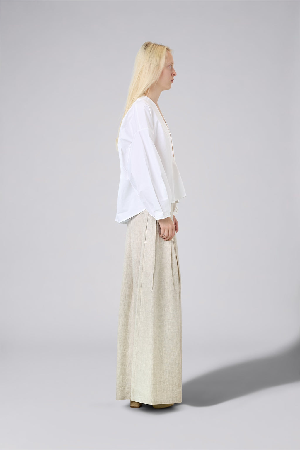Deep Neckline Blouse