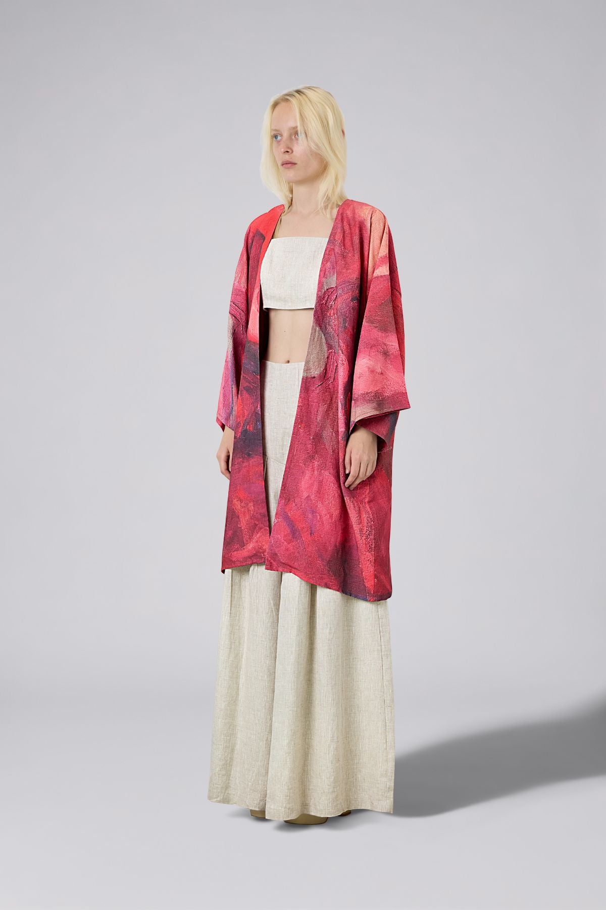 Printed Kimono